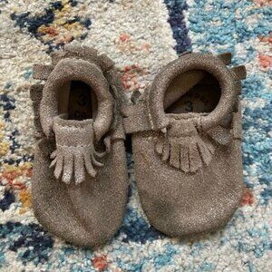 Freshly Picked Sparkle Suede Moccs